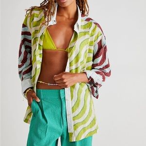 Wavy Baby printed top